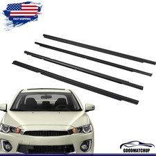 For Mitsubishi Lancer 2008-2017 Door Belt Molding Window Belt Line Set Of 4 For Mitsubishi Lancer 2008-2017 Door Belt Molding Window Belt Line Set Of 4