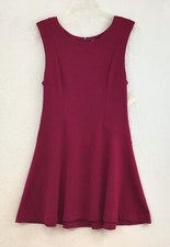 Free People / Sleeveless Skater Ponte Stretch Short Flirty Mini Dress / Size M