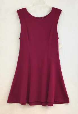 ponte sleeveless skater dress Ponte sleeveless skater dress fit and flare dress Black size 4