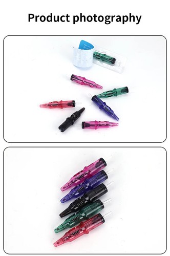Tattoo Ball Point Pen Cartridge Integrated Bollpoint Pen Tattoo Practice Tools - Picture 14 of 29