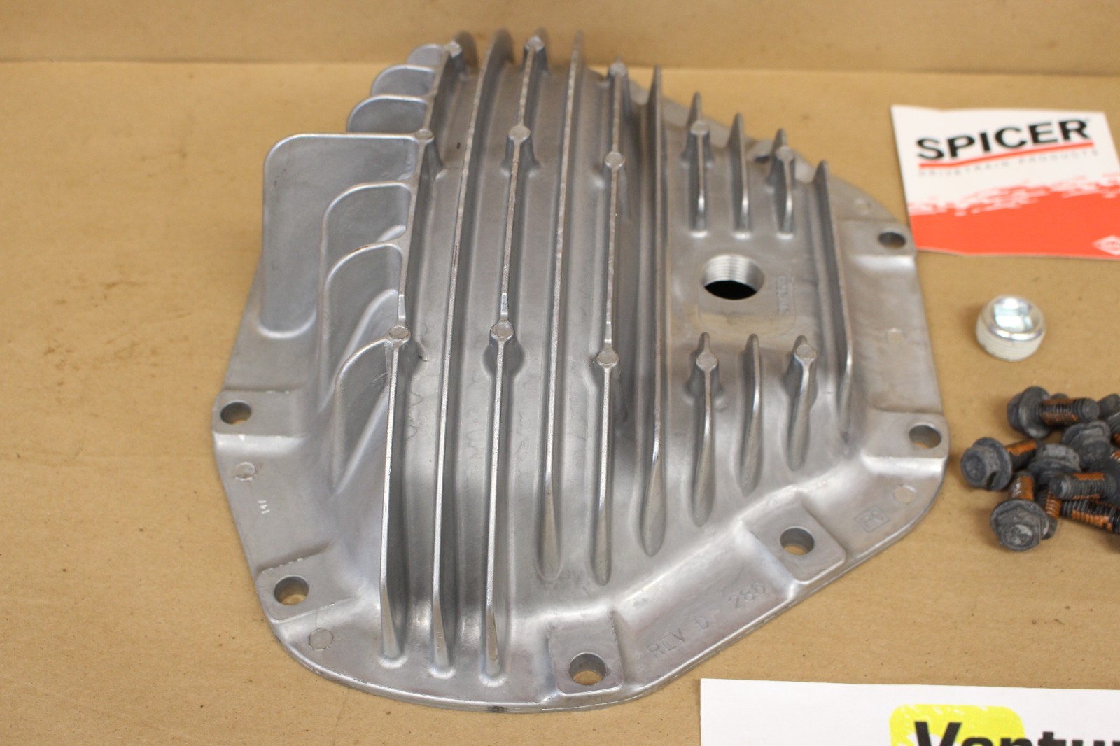 DIFFERENTIAL DIFF COVER DANA 80 ALUMINUM FINNED FAST COOLING DODGE FORD