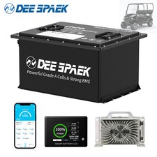 48V 105Ah Battery LiFePO4 Lithium Golf Cart 200A BMS Bluetooth Monit 20A Charger