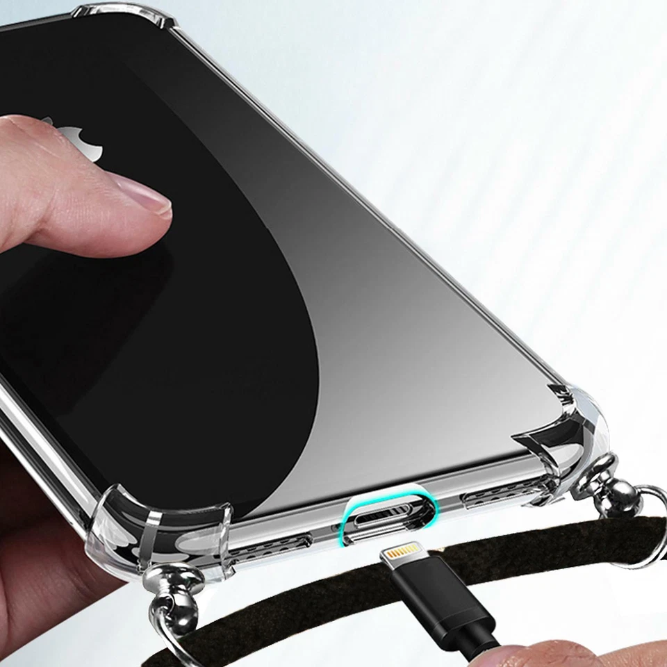 Handy Hülle Kette für Samsung Galaxy A50s/A30s Schutzhülle mit Band Kordel Case - Bild 3 von 4
