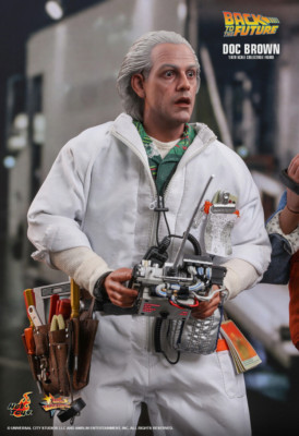 Hot Toys Doc Brown Back To The Future MMS609 BTTF Zurück in die Zukunft NEU Dr.