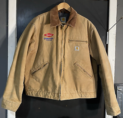 Vintage Carhartt J01 BRN Detroit Blanket Lined Jacket with Vintage Carhartt J01 BRN Detroit Blanket Lined Jacket with