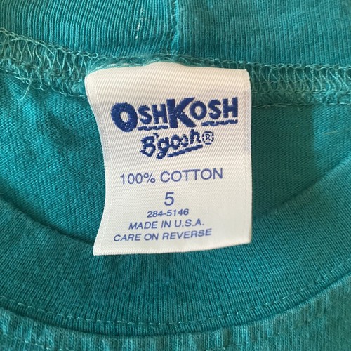 Lot of 2 VTG OshKosh B'gosh Kids Boys T-Shirts Short Sleeve Size 5 Beach Skate - Picture 6 of 20