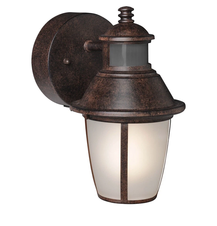 Brink's💯Original👌:LED Motion-Activated Security/Lantern, Antique Bronze Finish - Image 2 of 4