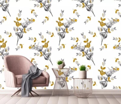 3D Sketch Branches ZHUA9505 Wallpaper Wall Murals Removable Self-adhesive Ann 24