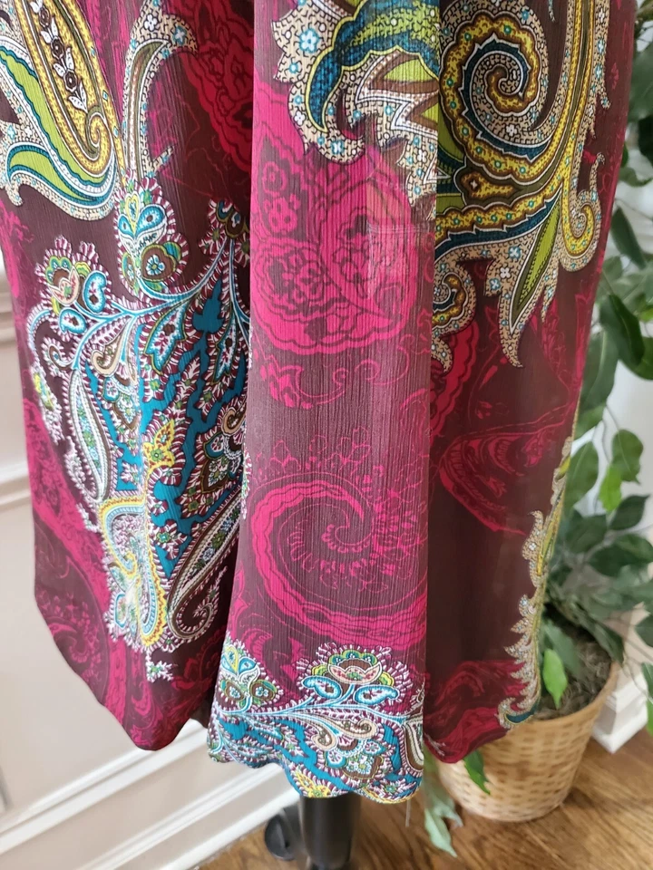 Vestido Intrigue Mujer Vino Multicolor Halter Cuello Sin Mangas Hasta la Rodilla 10 Foto 4 de 4