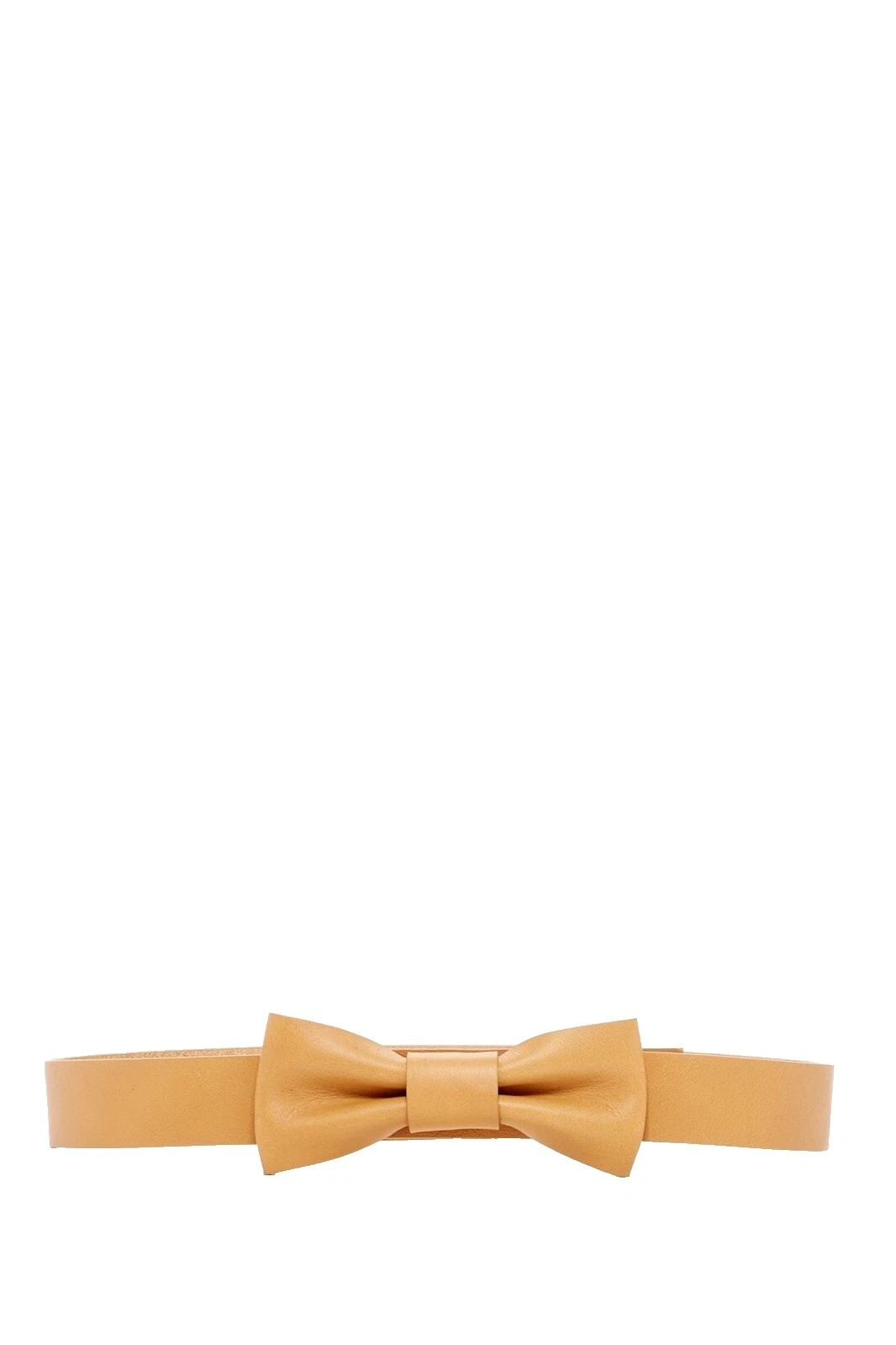 Leather Bow Solid Belts for Women