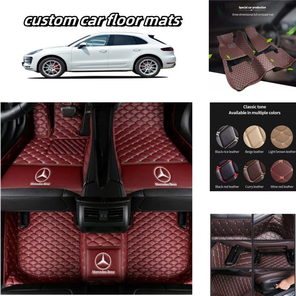 For Mercedes-Benz S-Class Coupe SL-Class Car Floor Mats Cargo Waterproof Carpets Foto 4 de 4