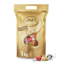 LINDT Lindor Pralines ASSORTED Chocolates Bag 1 KG / 35.3oz