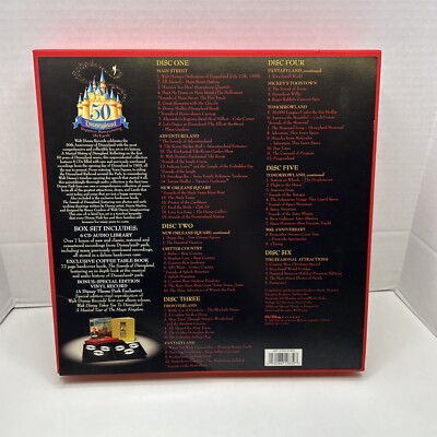 50th Anniversary MUSICAL HISTORY OF DISNEYLAND 6CDs Rare Ltd