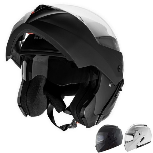 CRUIZER Casco Moto Scooter Modulare Omologato Integrale Doppia Visiera Sole  | eBay