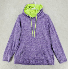 Coconut Creek woman's Medium Hoodie Sweatshirt Purple Thumb Holes