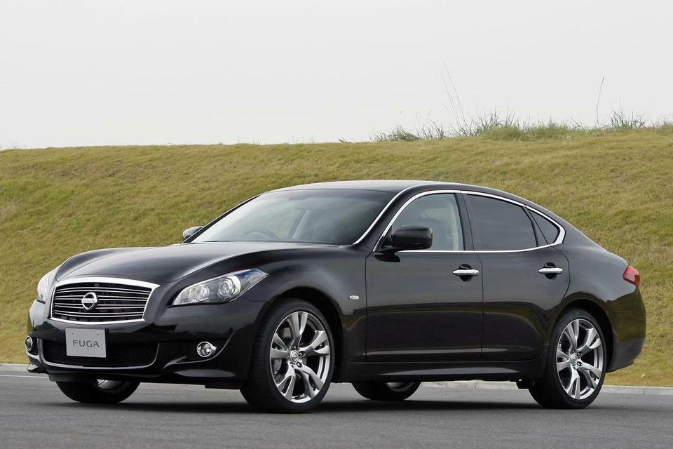 Nissan Fuga Y51 Infiniti Q70 2009 2014 4 puertas ventana espejo retrovisor conjunto JDM OEM Foto 2 de 4