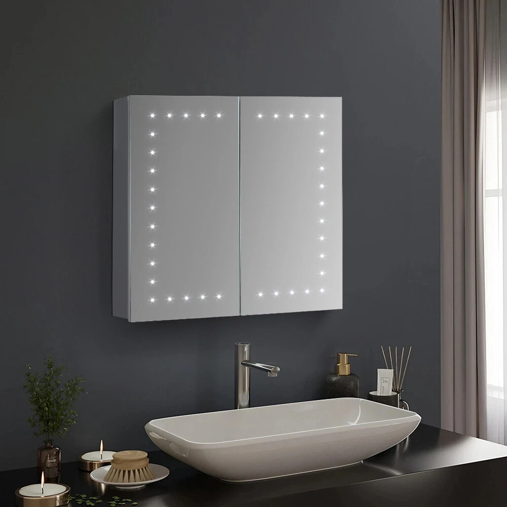 Light up cheap mirror cabinet