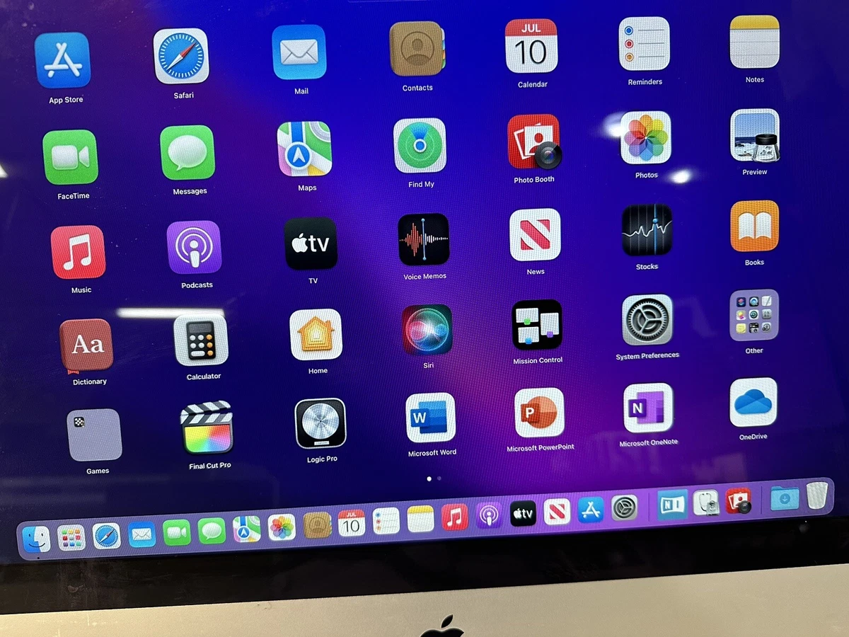 Apple iMac A1418 21.5-inch, Intel Core I5, 512/1TB SSD, 8gb Ram, OS Monterey