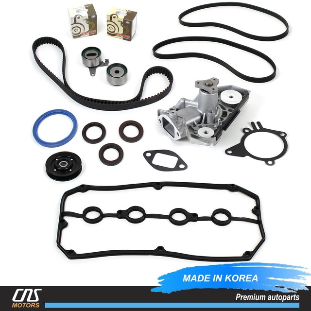 Timing Belt Kit Water Pump VBelt Idler Pulley Valve Cover Gasket Fits Kia Rio eBay