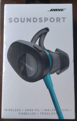 Bose SoundSport Wireless Sweat & Weather Resistant In-Ear Headphones Aqua