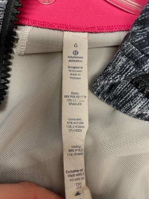 Lululemon Define Jacket Dramatic Static White Bla… - image 4