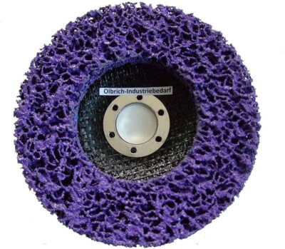 NuoDunco 115MM CSD Scheibe Schleifscheiben,5 Stück blaue Reinigungsscheiben, Nylon Flex Scheiben Entfernung Von Farben Rost für Winkelschleifer