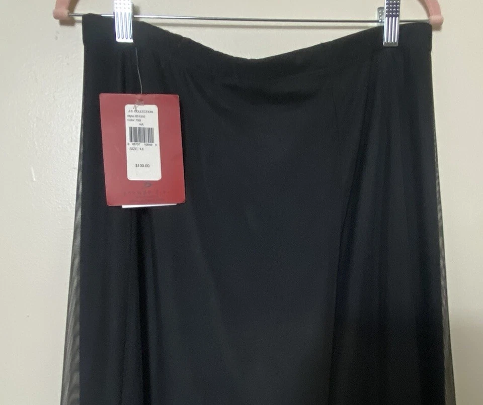 J.S. Collection Women’s Flare Dress Pants. Black. Size 14. NWT - Image 4 of 4