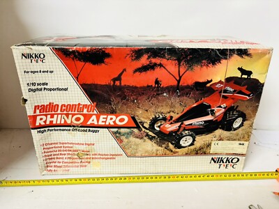 【美品】NASCOキュシュドロアー Gig Nikko Rhino Aero 1/10 Remote Controlled Perfect Rare!! | eBay