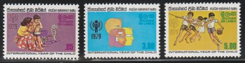 Sri Lanka (Ceylan) 1979 Sc # 553-55 IYC NEUF neuf d'origine - Photo 1 sur 1
