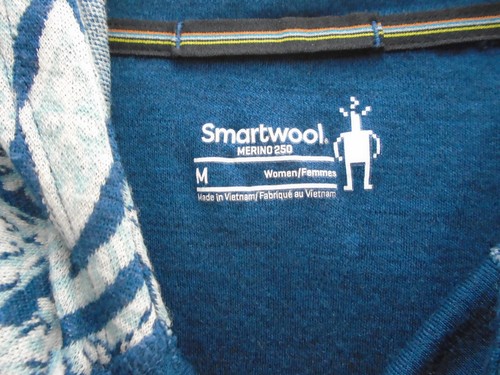Smartwool Women's 250 Merino Wool Thermal Drape Neck Hoodie Sweatshirt Size M - Picture 3 of 10
