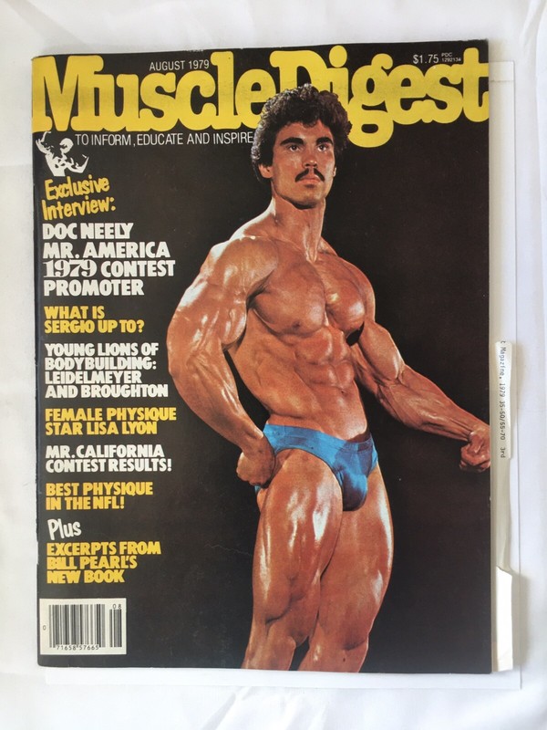 Muscle Digest August 1979 Roy Leidelmeyer on Cover