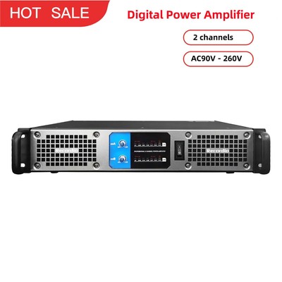 GAP-602 Professional Digital Power Amplifier 2-CH Audio Amplifier 2x600W #F1