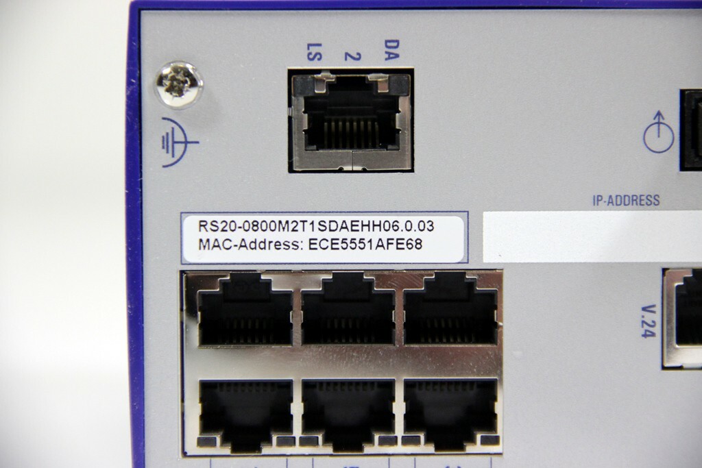 Hirschmann INET OpenRail Fast Ethernet Switch 8 Ports RS20 ...