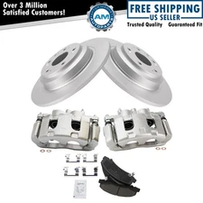 Front Brake Calipers Ceramic Pads & Rotors Fits 06-16 LaCrosse Lucerne DTS