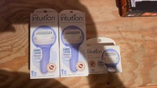 Lot of 2 Schick Intuition Pure Nourishment Lather Shave Razor Cocoa Butter