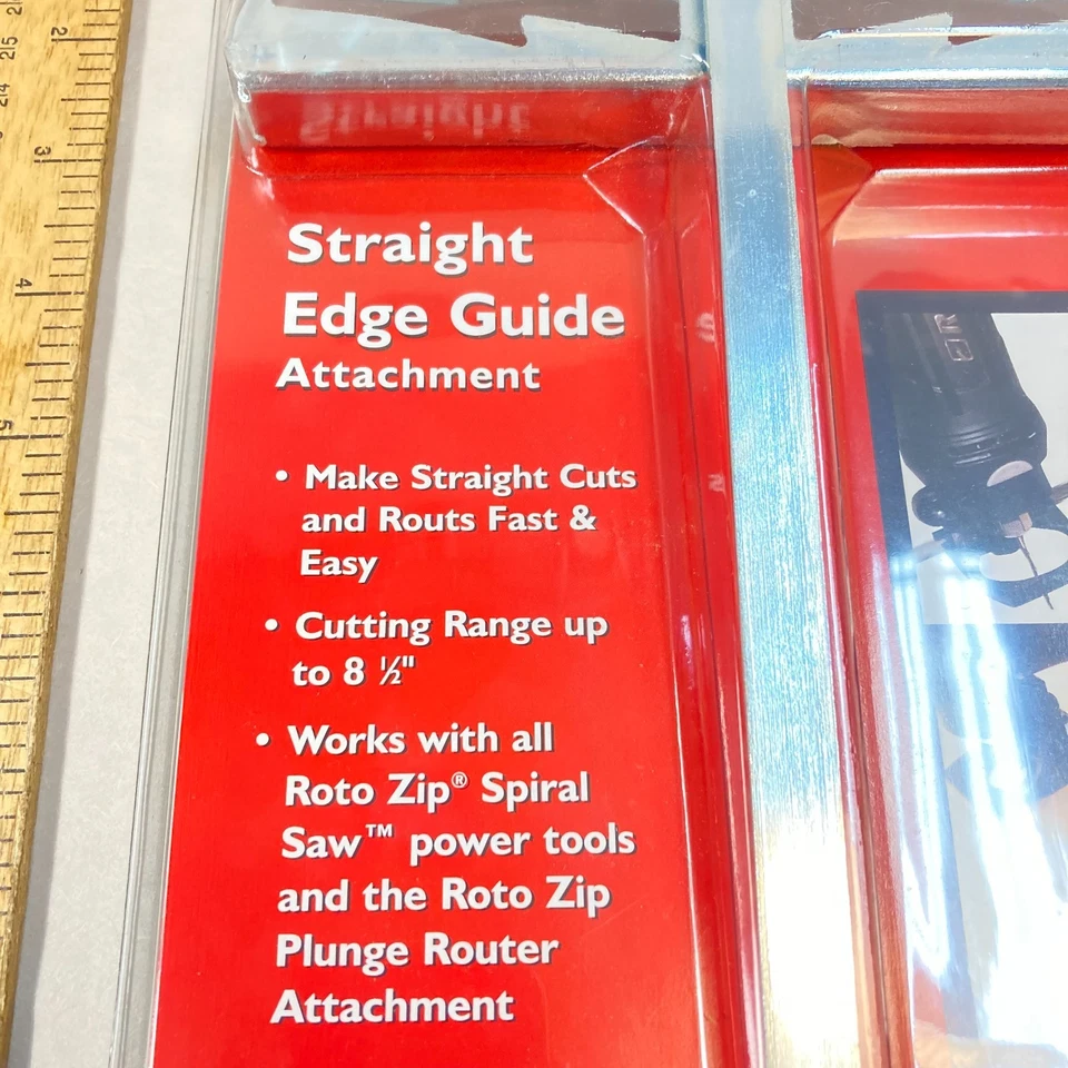 Rotozip Straight Edge Guide Attachment #43209 USA - Image 3 of 4