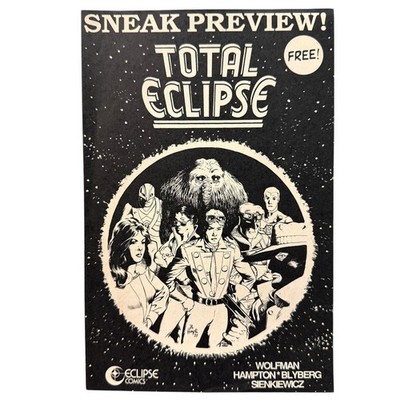 Total Eclipse Sneak Preview! Free! Eclipse Comics 1988 Wolfman Hampton