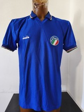 Maglia SHIRT Calcio NAZIONALE ITALIA 90 DIADORA Football 90'S TG L