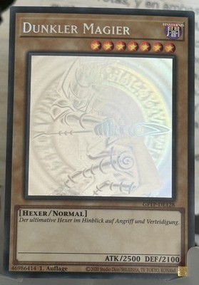 Dark Magician (Ghost Rare) GFTP-EN128 Ghosts from the Past 1st Edition German