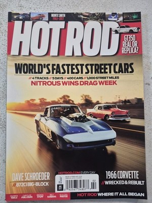 Hot Rod Magazine. February 2018. World's fastest street cars    JM1255