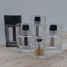 Lot 5 Flacons Dîor Homme/sport/Intense 100/50 ml Vides + Mignonnette