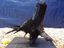 Medium Driftwood Mounted on Slate 11"x10"x10" Aquarium Reptile Natural Art