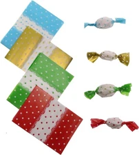 Penta Angel Candy Wrappers 400Pcs Twisting Wax Caramel Paper Sweets Lolly... 