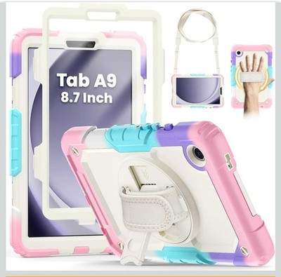 Kinder Hülle für Samsung Galaxy Tab A9 8.7 Zoll 2023 Full Body Stoßfest Case
