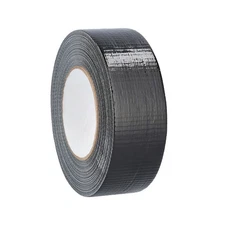 24 Rolls Black Heavy Duty Duct Tape, 2" x 60 Yards 6 Mil, Waterproof for Outdoor