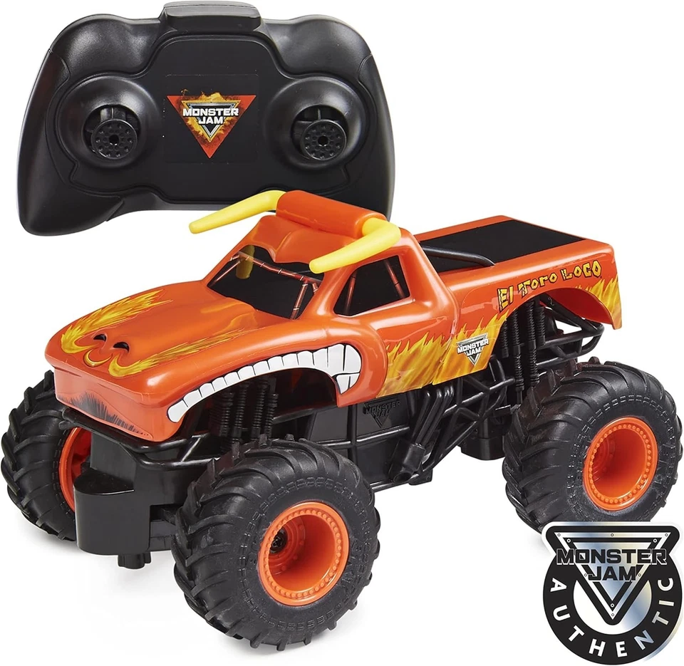 Realistic 1:24 Scale El Toro Loco RC Monster Truck - Control Up to 6 Vehicles - Image 3 of 4