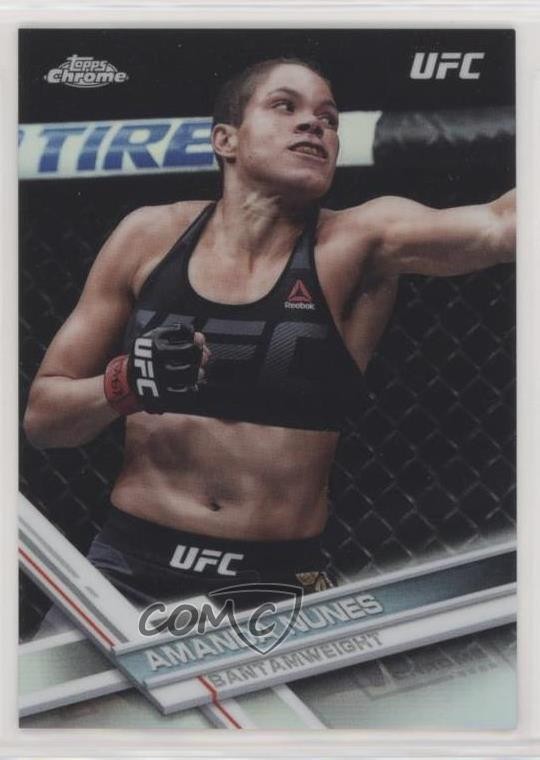 2017 Topps Chrome UFC Refractor Amanda Nunes #86 fl4