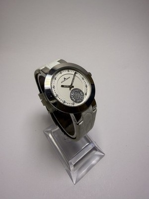 Jacques Lemans 1-1684 Damenarmbanduhr Edelstahl weißes Zifferblatt
