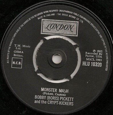 Bobby (Boris) Pickett And The Crypt-Kickers - Monster Mash