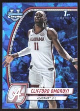 7929K 2024-25 Bowman University Chrome Sapphire #14 Clifford Omoruyi